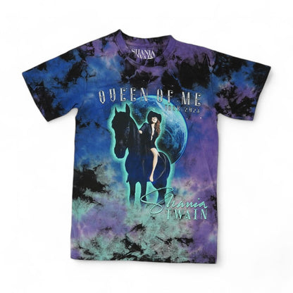 Purple Tie Dye Crewneck T-Shirt