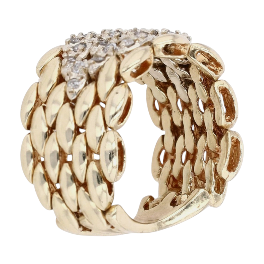 1/2 ctw 14K Yellow Gold Diamond Fashion Ring