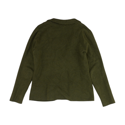 Green Solid Blazer