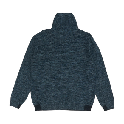 Navy Solid Pullover Sweater
