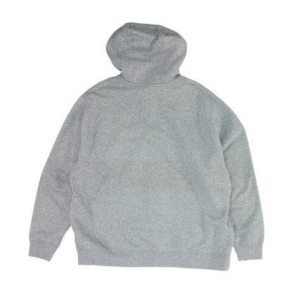 Gray Solid Hoodie Pullover