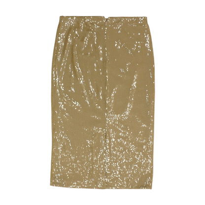 Beige Midi Skirt