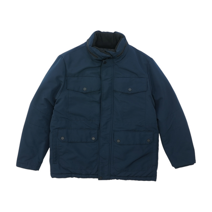 Navy Solid Jacket