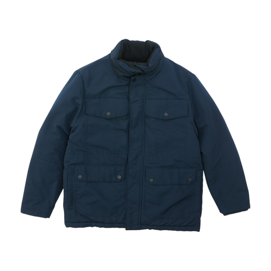 Navy Solid Jacket