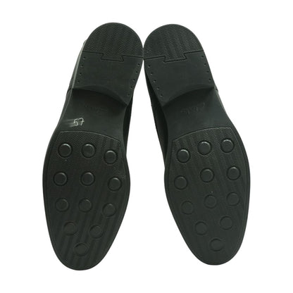 Black Leather Derby/oxford Dress Shoes