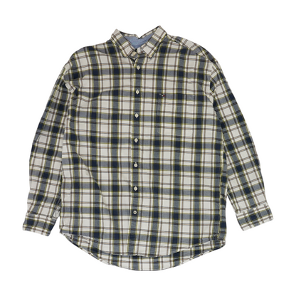 Multi Plaid Long Sleeve Button Down