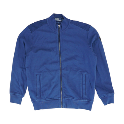 Blue Solid Active Jacket