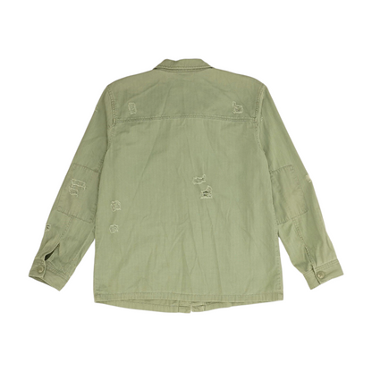 Green Button Down