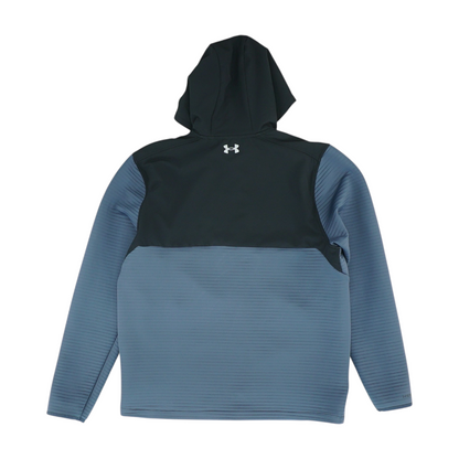 Blue Color Block Jacket