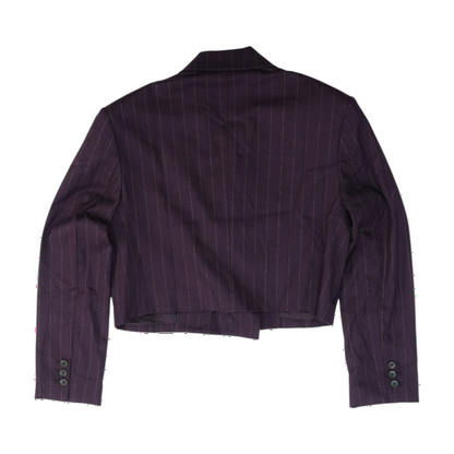 Purple Striped Blazer
