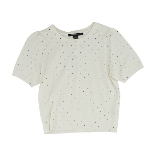 White Polka Dot Blouse