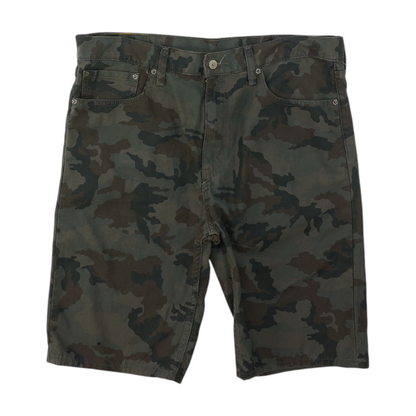 Gray Camo Chino Shorts