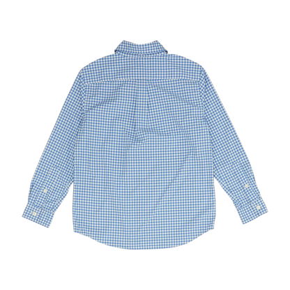 Blue Check Long Sleeve Button Down