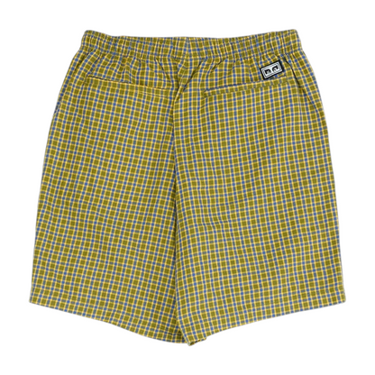 Obey Green Plaid Active Shorts – Image 2