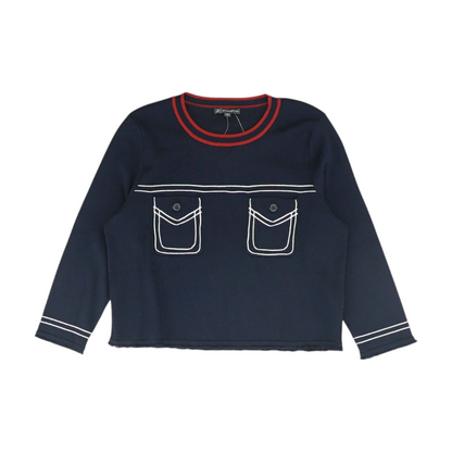 Navy Blouse