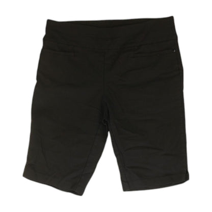 Black Solid Shorts