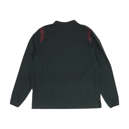 Black Solid 1/4 Zip Pullover