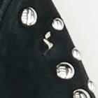 Black Solid Leather Jacket