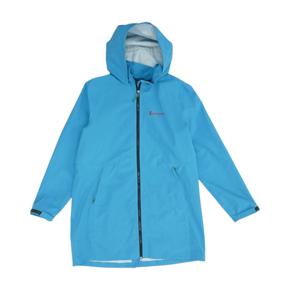 Blue Solid Rain Jacket