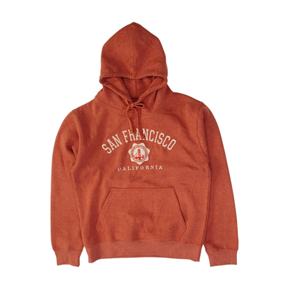 Red Solid Hoodie Pullover