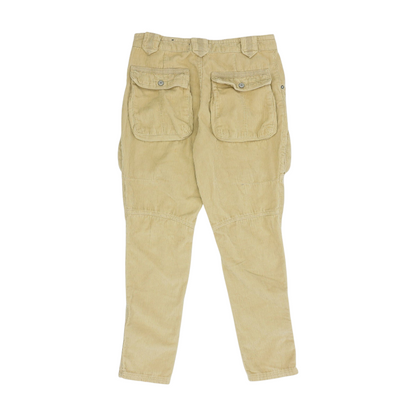 Beige Tapered Pants