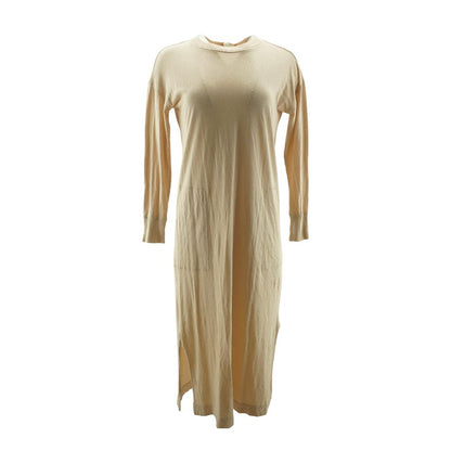 Peach Formal Midi Dress