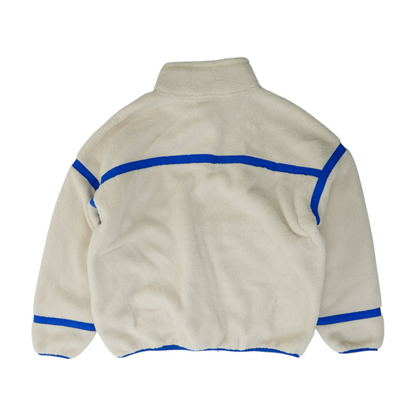 Ivory Solid 1/4 Zip Pullover
