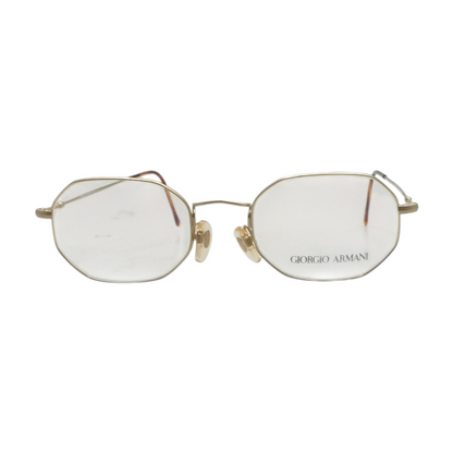 Gold 227 Geometric Prescription Eyewear