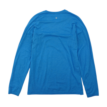 Blue Solid Active T-Shirt