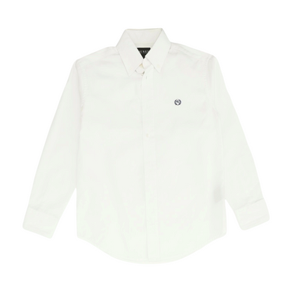 White Long Sleeve Button Down