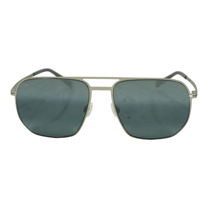 Silver Sharks Cove Aviator Sunglasses