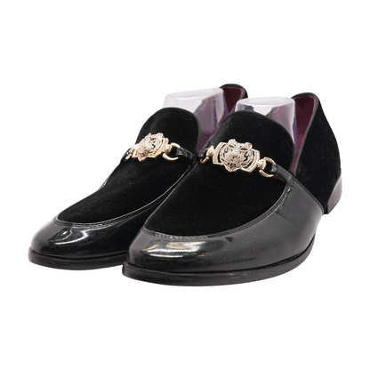 Black Slip-On Dress Shoes