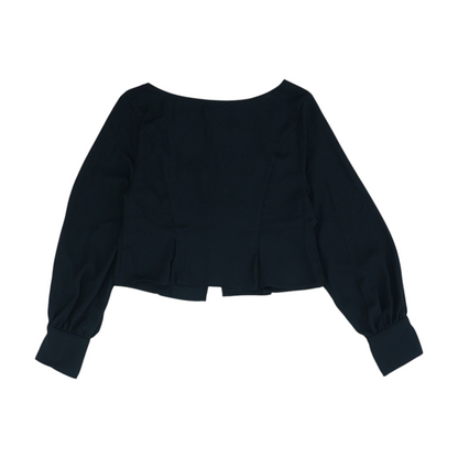 Black Cropped Blouse