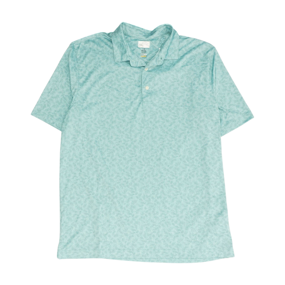 Blue Print Short Sleeve Polo