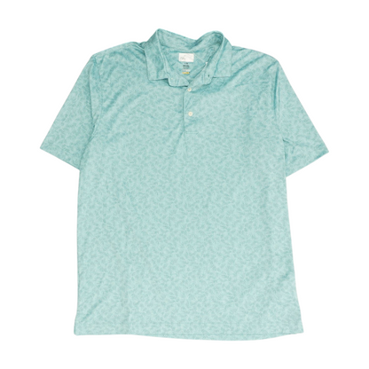 Blue Print Short Sleeve Polo