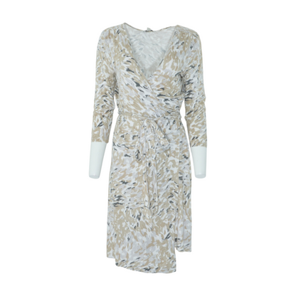 Multi Abstract Midi Dress