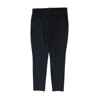 Navy Print Regular Pants