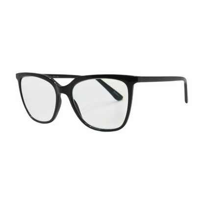 Black NE 3076 Oversized Prescription Eyewear