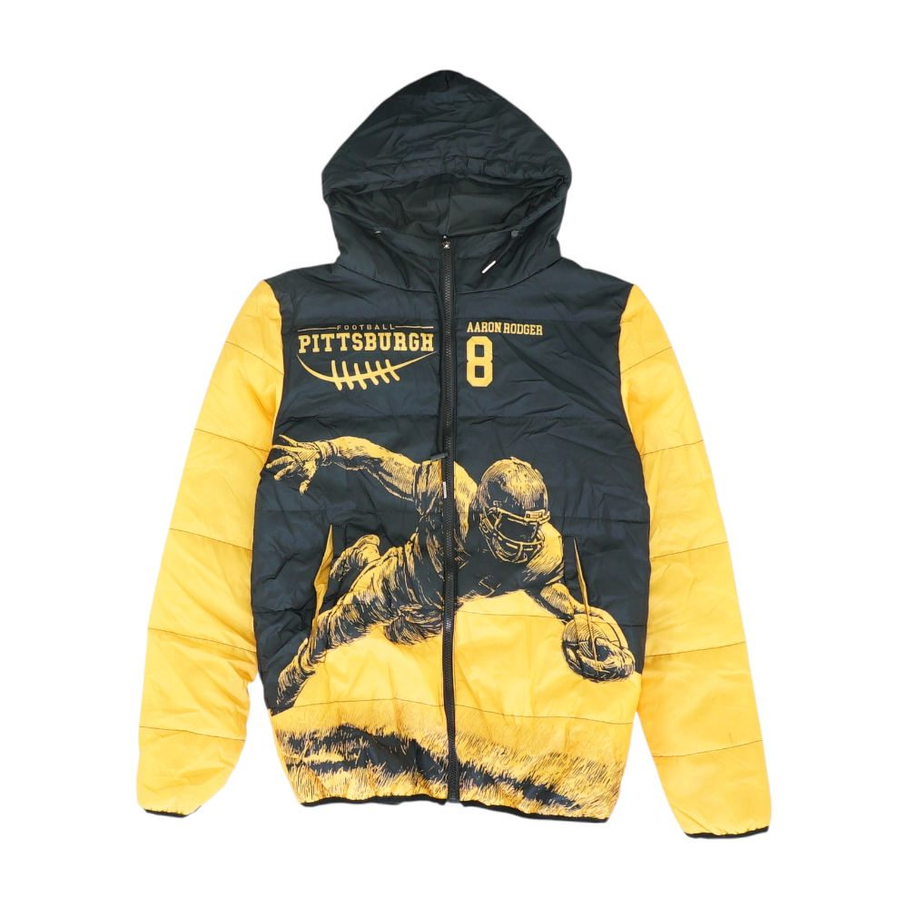 Black Pittsburgh Steelers Color Block Jacket