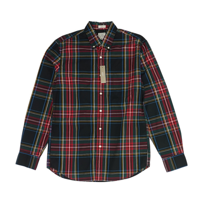 Multi Plaid Long Sleeve Button Down