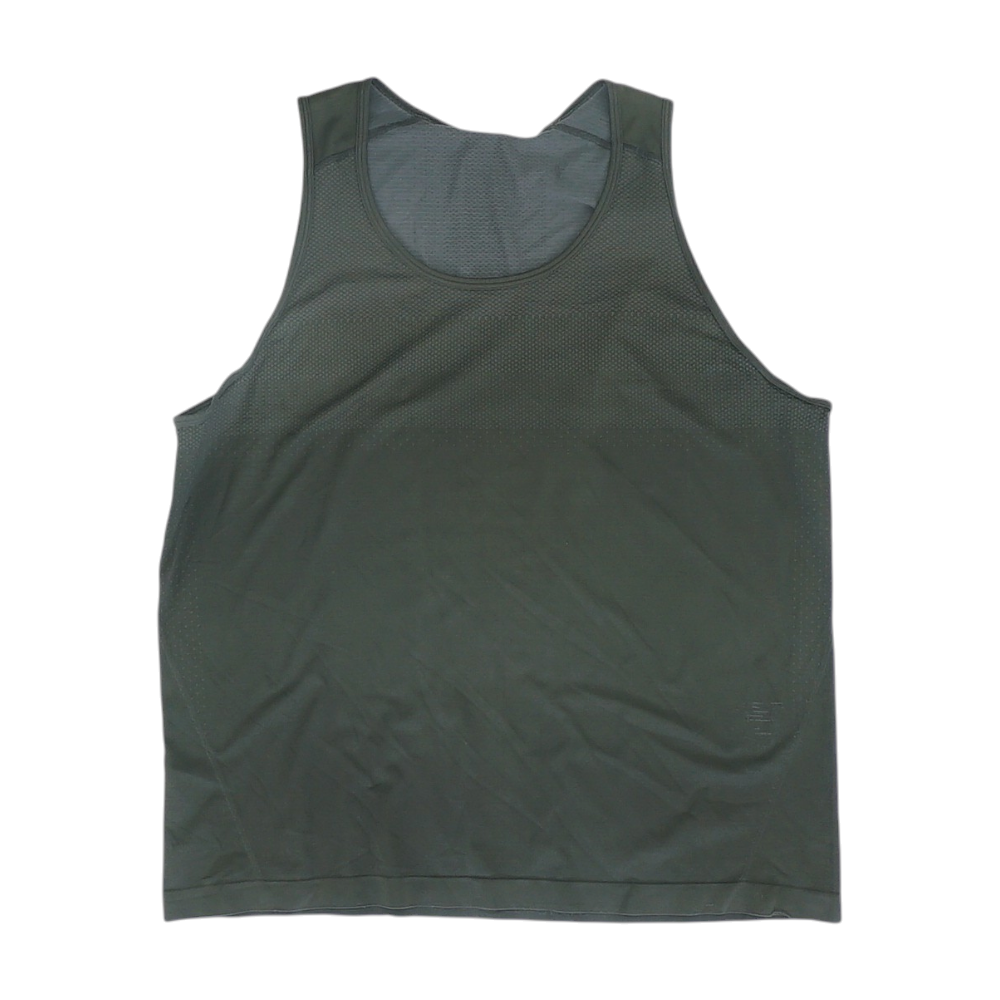 Black Solid Active Tank