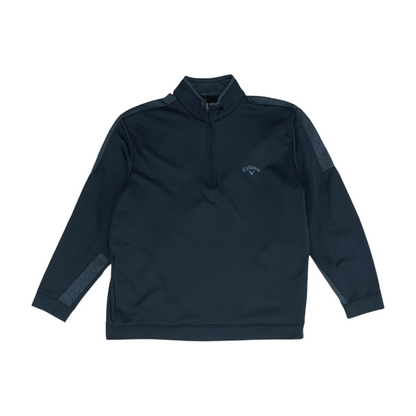 Charcoal Solid 1/4 Zip Pullover