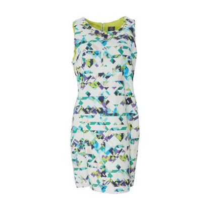 Multi Abstract Mini Dress