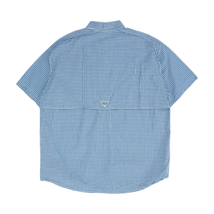 Navy Check Outdoor Button Down