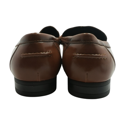 Brown Slip-On Dress Shoes