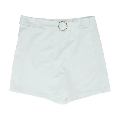 White Mini Skort