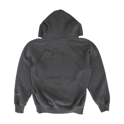 Charcoal Solid Hoodie Pullover