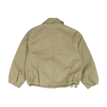 Beige Solid Jacket