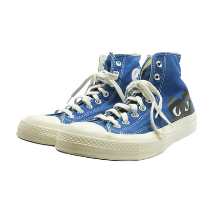 CdG PLAY x Converse Chuck Taylor All Star Single Heart High-Top in Blue