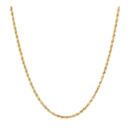18K Yellow Gold Chain Necklace